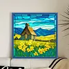 Flower Field-11CT Stamped Cross Stitch 50*50cm/19.69*19.69in tapestrymarket