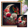 Rose Under Moon-11CT Stamped Cross Stitch 40*50cm tapestrymarket