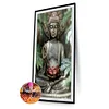 Statue De Bouddha - Rond Diamant Peinture 30*40CM