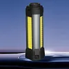 6000mAh LED Work Light Rechargeable Cordless Work Light for Camping (Black)