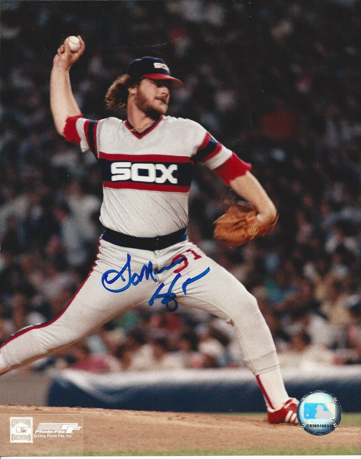 LaMarr Hoyt Autographed 8x10 Chicago White Sox#S1184