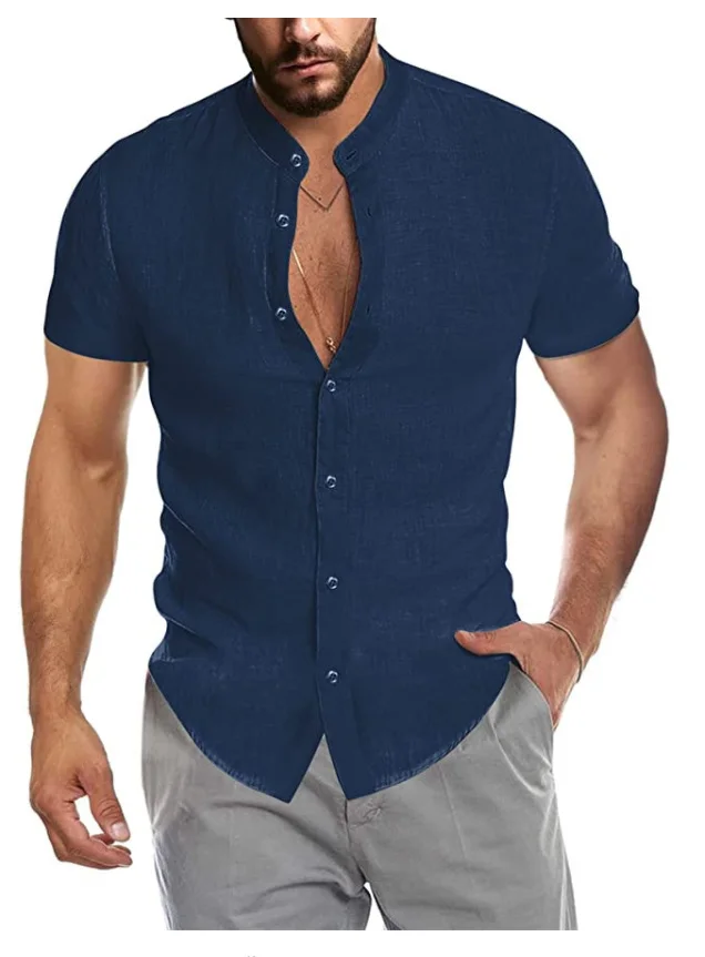 PASUXI 2024 Summer New Men High Quality Plus Size Men's Shirts OEM Design Manufacturer of Customized T-Shirts For Men