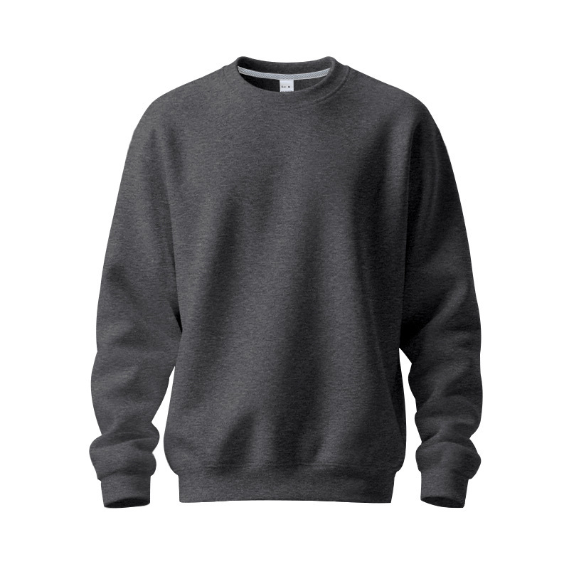 2025 Men’s Autumn/Winter Crewneck Sweatshirt Fleece-lined Warm Simple Loose Fit Classic Style Sweatshirt