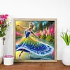 Dancing on ice girl - peinture au diamant de forme sp&eacute;ciale - 30*30cm