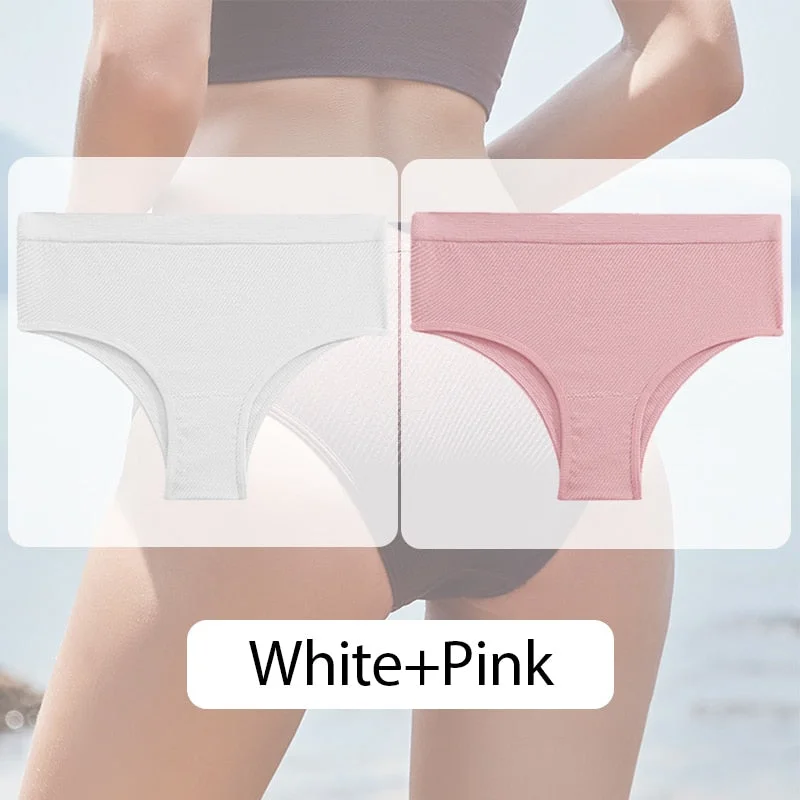 FINETOO Women Seamless Panties M-XL Low Waist Briefs Ladies Comfortable Underpants Sexy Girls Underwear Female Lingerie 6 Colors