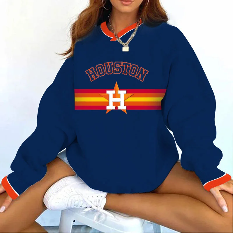 Women's Support Houston Astros Baseball Sweatshirt