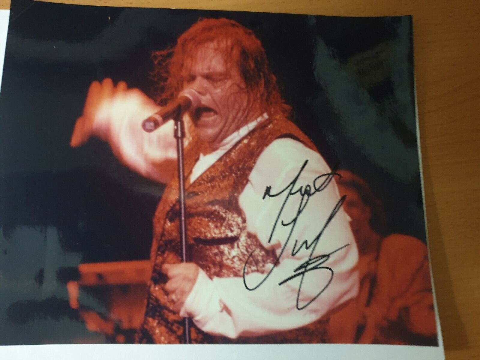 MEATLOAF Hand Signed 10 X 8 Photo Poster painting Autograph late great Singer died 21/01/22