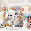 DIY Easter Egg Rabbit Acrylic Special Shape Diamond Painting Desktop Ornament
