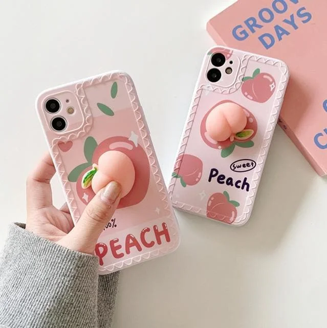 Squishy Pastel Kawaii Peach iphone Phone Case SP16081