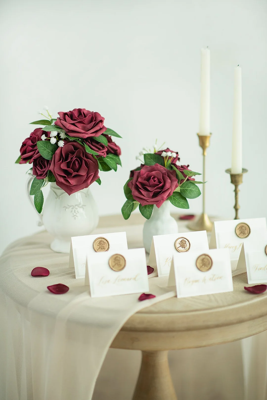 3.5" Foam Avalanche Rose with Stem - 16 Colors