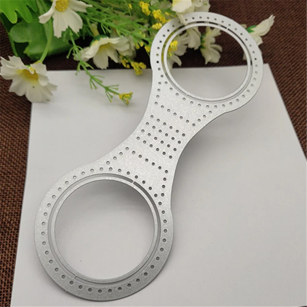 Nigikala Key Fob Metal Cutting die keychain shaker Heart Paper Key Chain Scrapbook Paper Craft Card Punch Art Knife Cutter