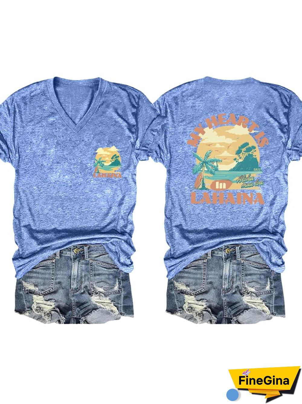 Women's Lahaina Strong Casual T-Shirt