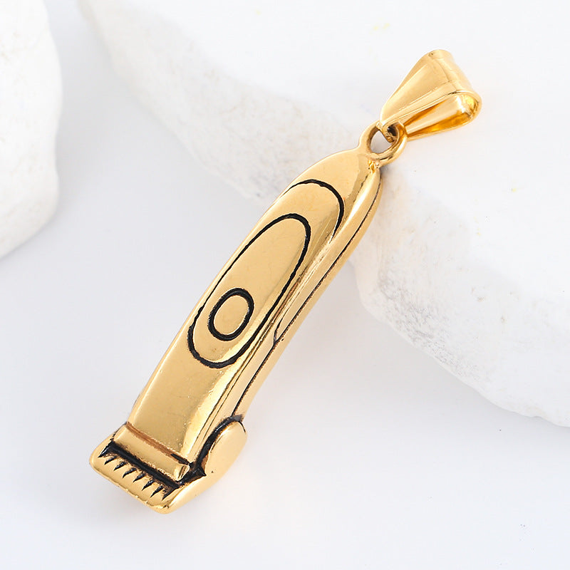 IG Style Stainless Steel Distressing Pendants