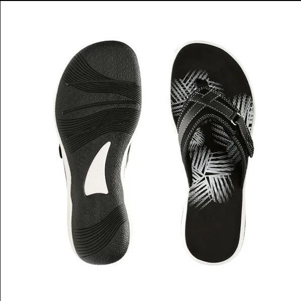 Qengg Women's Slippers 2022 Summer Plus Size 43 Casual Flat Flip Flops Women Comfort Light Beach Slippers Ladies Closed Toe Slippers