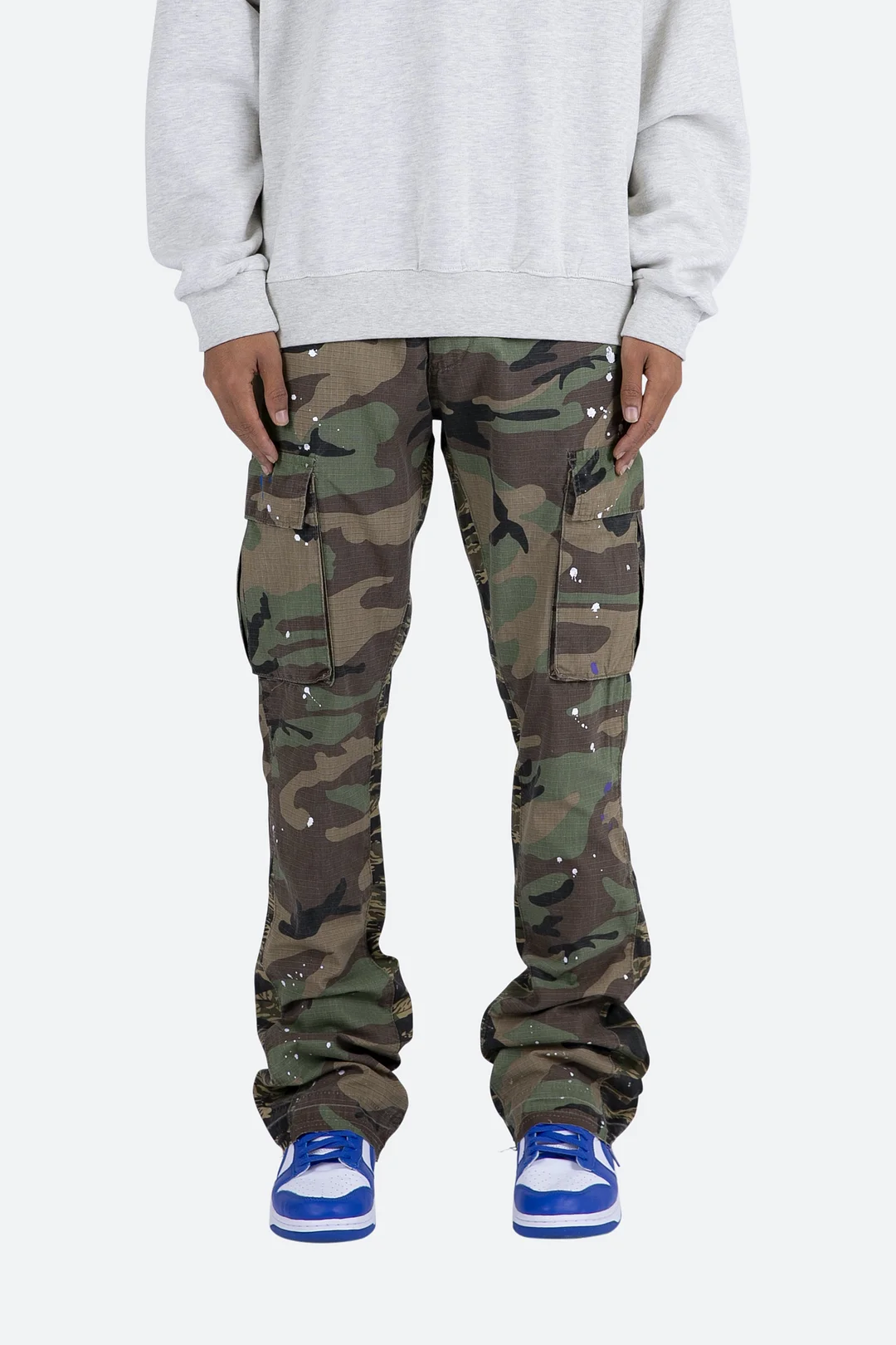 Bootcut Cargo Pants Camo