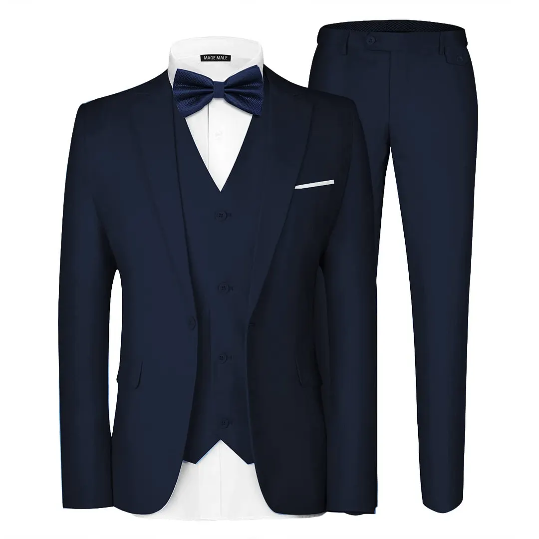 thumbnail interactive-video image 1 of YYDGH Mens Slim Fit Business Blazer One Button Notched Lapel Office Blazer Jackets Casual Work Office Suit Coats With Pockets 1 of 13