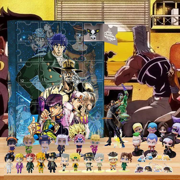 2024 JoJo's Bizarre Adventure Advent Calendar -- The One With 24 Little Doors