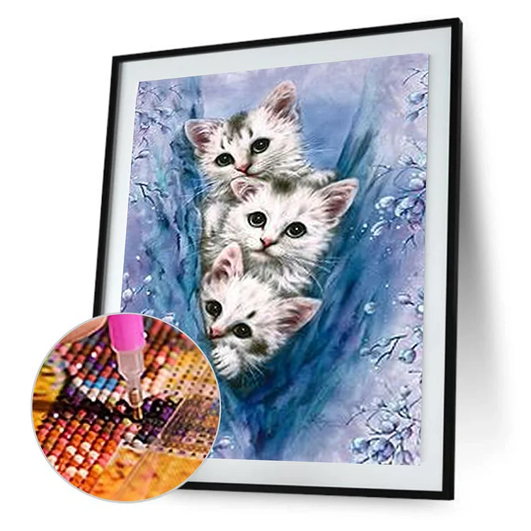 Cat  Diamond  30*40cm