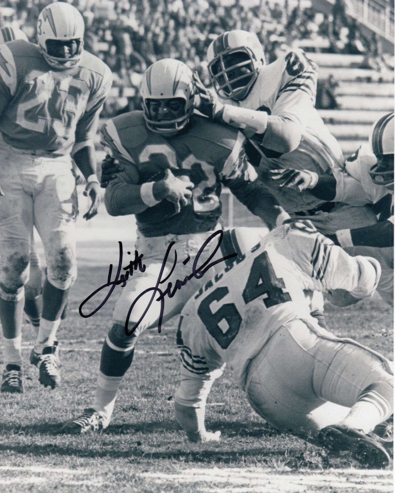 Keith Lincoln #2 8x10 Signed Photo Poster painting w/ COA San Diego Chargers