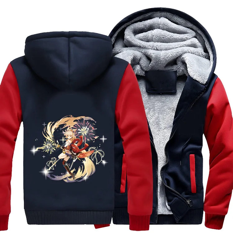Yoimiya Full Wish, Genshin Impact Fleece Jacket