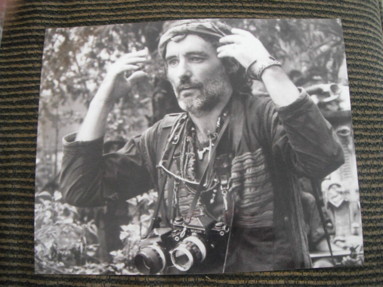 Dennis Hopper 8x10 B&W Photo Poster painting Photo Poster paintinggraph Cameras Movie