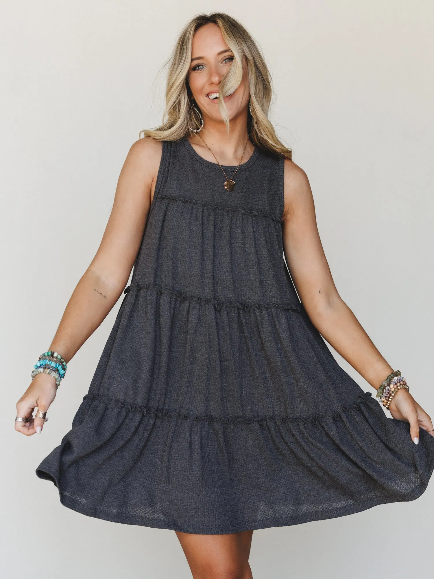 The Nest Dreamy Tiers Dress - Black