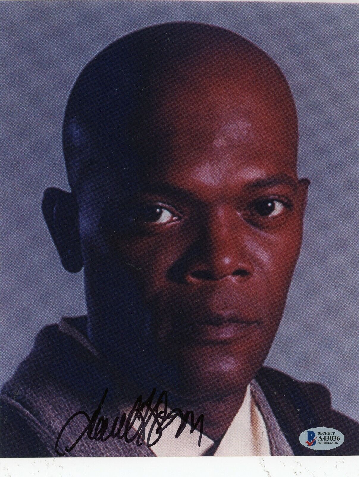 Samuel L Jackson Star Wars Signed Autographed 8x10 Glossy Photo Poster painting Picture BAS LOA