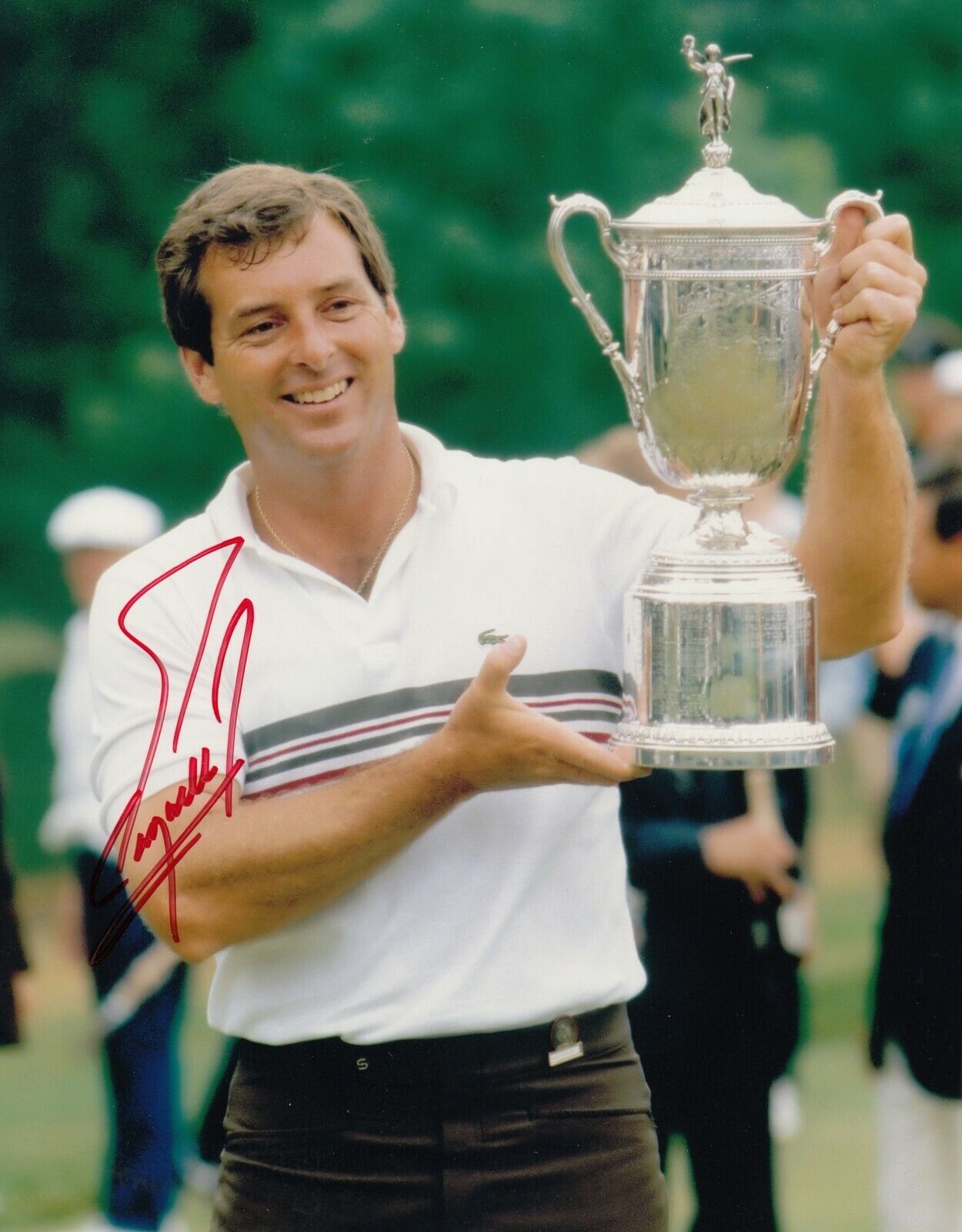 Fuzzy Zoeller #0 Masters 8x10 Signed Photo Poster painting w/ COA Golf 032419