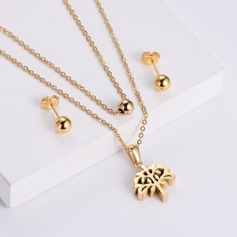 Women Korean Cross Moon Metal Butterfly Flower Chinese Zodiac Animal Stainless Steel Electroplating Pendants