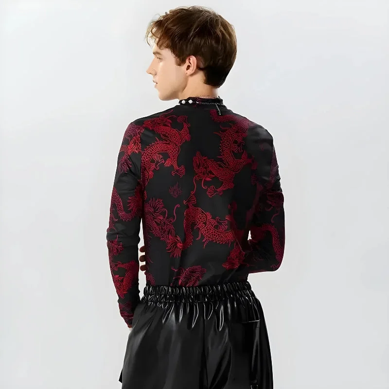 Brownm High Neck Top