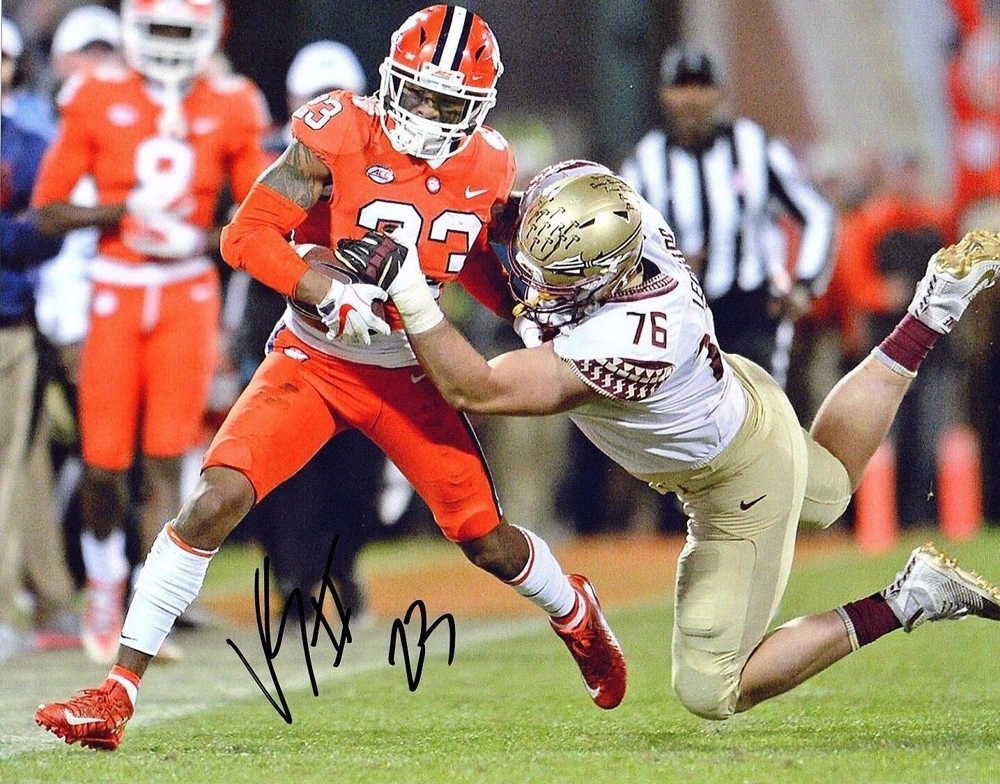 Van Smith Clemson Tigers signed autographed 8x10 football Photo Poster painting COA