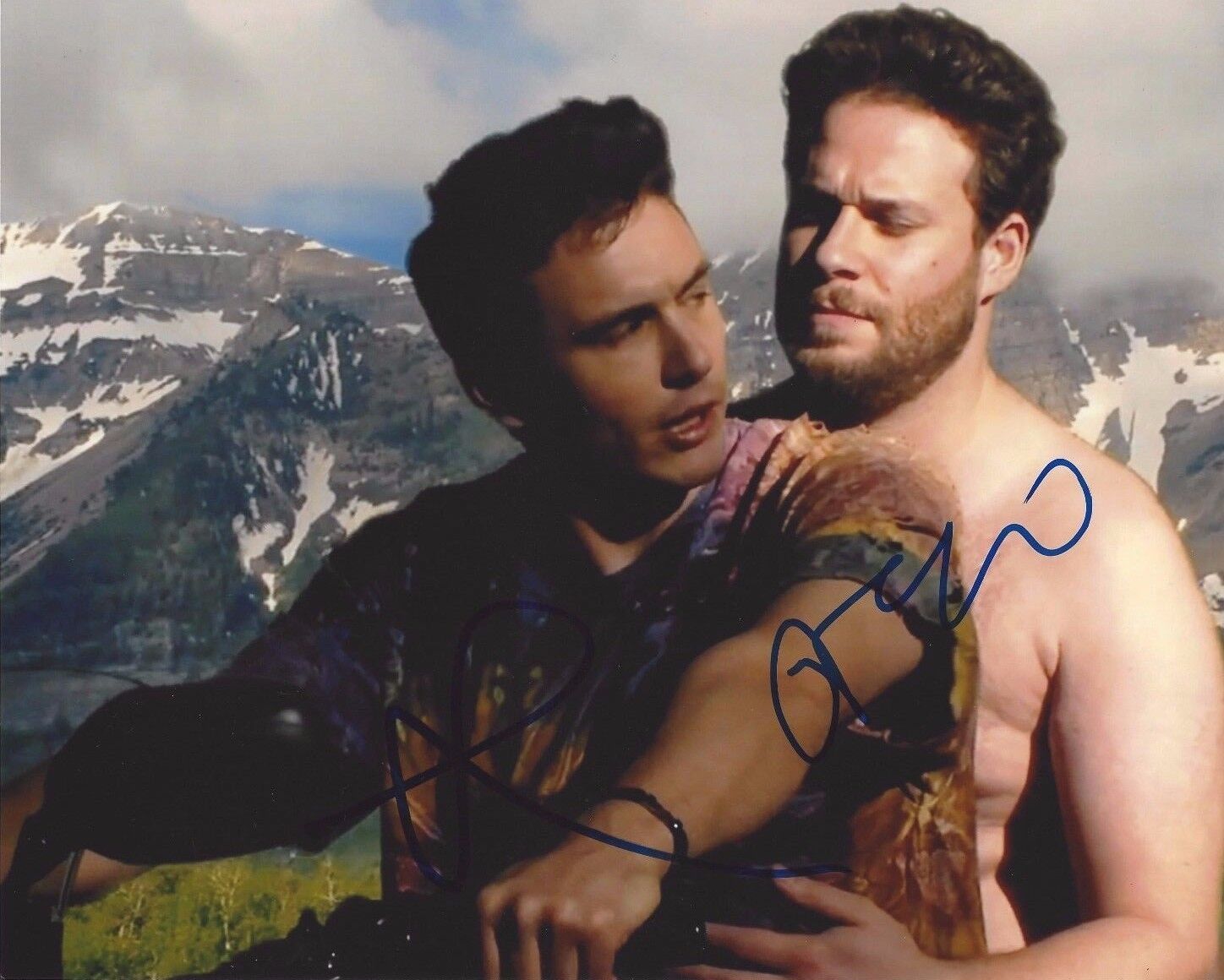 SETH ROGEN JAMES FRANCO DUAL SIGNED BOUND 3 SPOOF 8X10 Photo Poster painting W/COA KANYE WEST