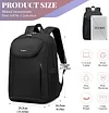 Wasserdicht Anti Diebstahl Rucksack 15,6 Zoll Laptop Rucksack Damen Schulrucksack Gro&szlig;e Business Notebook Daypack f&uuml;r Arbeit Reisen Backpack Herren M&auml;dchen Frauen Lila