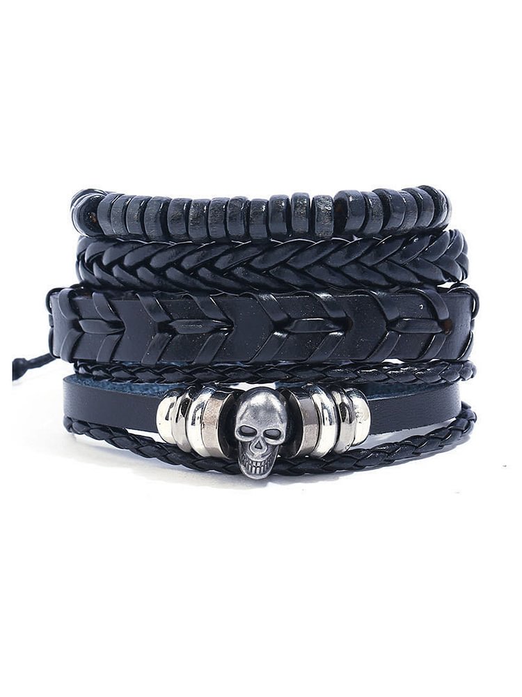 Retro woven combination set bracelet