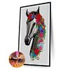 Diamond Painting-DIY Full Round Drill Horse(45*30cm)