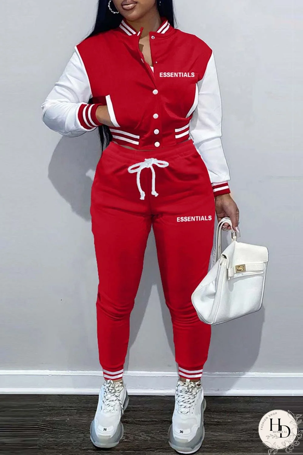 Black Casual Letter Print Patchwork Long Sleeve Two Pieces