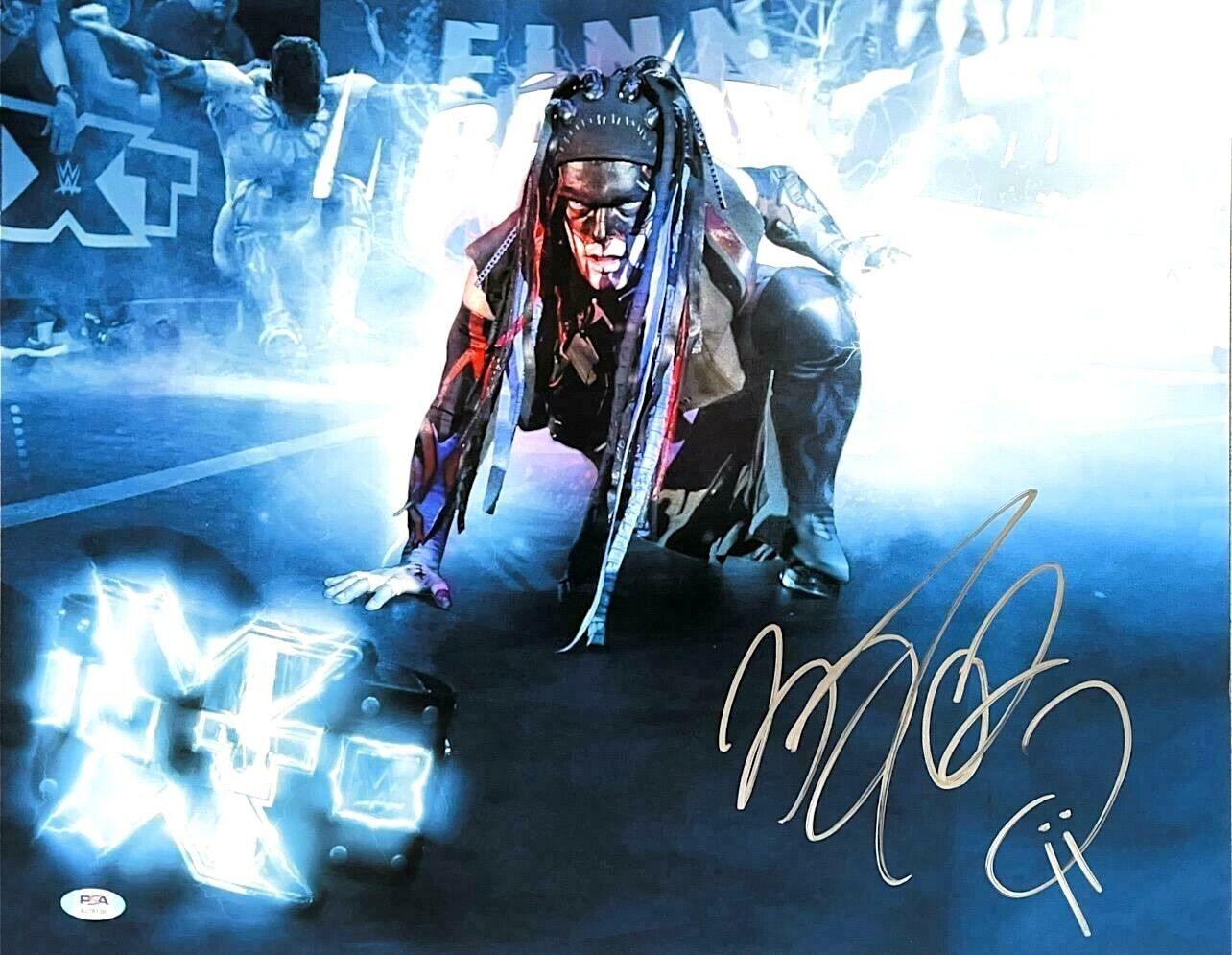 WWE FINN BALOR HAND SIGNED AUTOGRAPHED 16X20 Photo Poster painting WITH PROOF AND PSA DNA COA 1