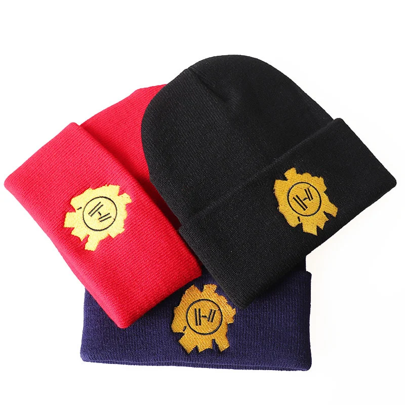 Twenty One Pilots Merch Beanie Embroidery Knitted Hat