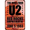 U2 - Panneaux en &eacute;tain m&eacute;tallique(20*30cm/30*40cm) - Musique