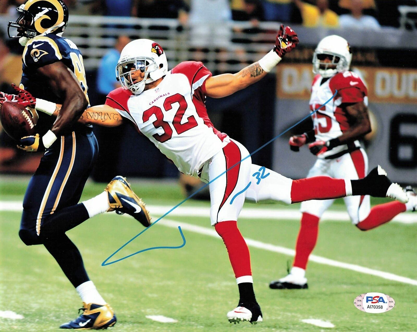 TYRANN MATHIEU signed 8x10 Photo Poster painting PSA/DNA Arizona Cardinals Autographed