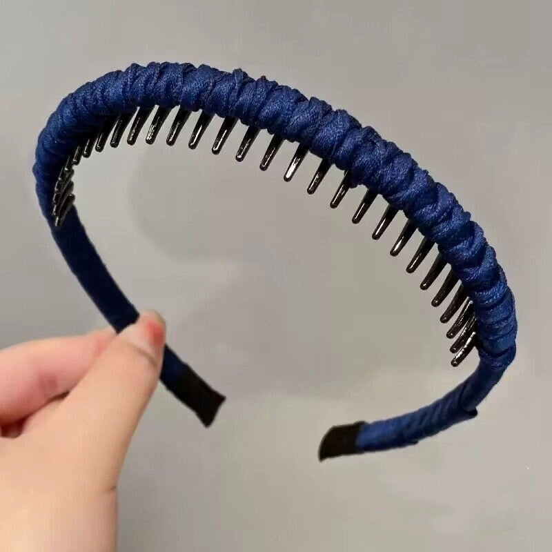 Women’s Minimalist Classic Style Solid Color Cloth Hair Band