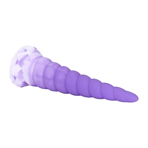 Gradual Purple 7.08 Inch Pyramid Silicone Dildo