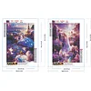 2Pcs/set Diamond Painting-5D Full Round Drill Fantasy Path(40*30 CM)