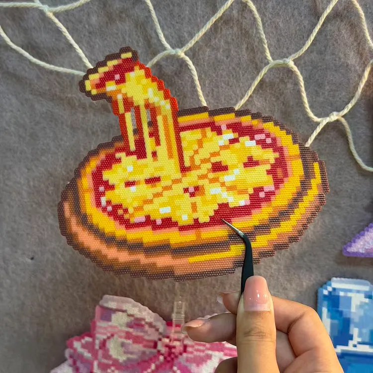 Cheese Pizza Digital Pattern 