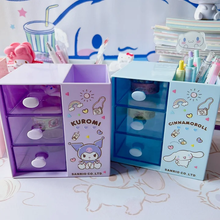 My Melody,Cinnamoroll,Pompom,LittleTwinStars high quality Storage Drawers