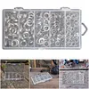 200Pcs Fishing Split Rings Fishing Connectors Snap Rings for Link Fishing Hooks