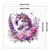 Floral Unicorn-11CT Stamped Cross Stitch 40*40cm/15.75*15.75in tapestrymarket
