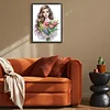 Flower Girl-14CT Stamped Cross Stitch 33*44cm/12.99*17.32in tapestrymarket