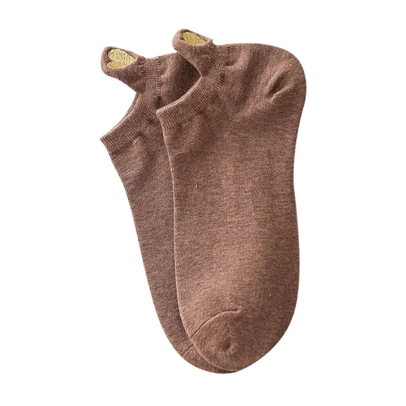 1 Pairs Women Short Socks Red Heart Cute College Fresh Female Socks Soft Cotton Summer Autumn Hot Sale Girls Sock Sox