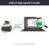 Dual Bay Hard Drive Docking Station with Offline Clone for 2.5 3.5 inch SATA HDD/SSD, Support Reading CF&SD Card, USB 3.0 5Gbps Drive Duplicator Cloner, 36TB Capacity